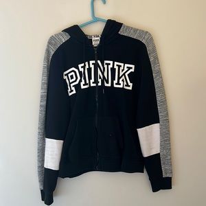 VS PINK HOOIDE ZIP UP